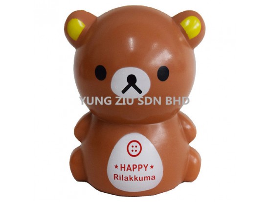 H6016011#RILAKKUMA PLASTIC PIGGY BANK